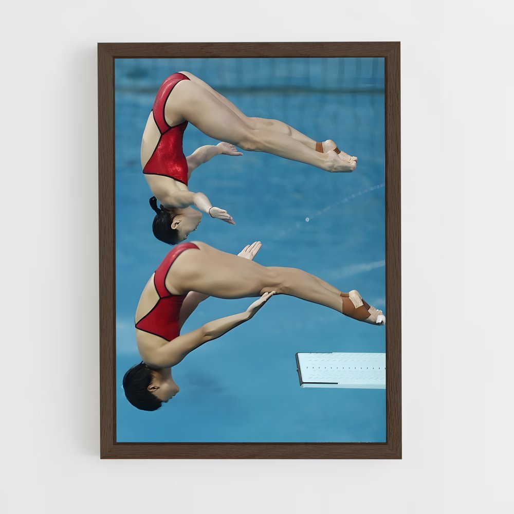 Poster Springboard de diving – affiche Plongeon au tremplin (vue 5)